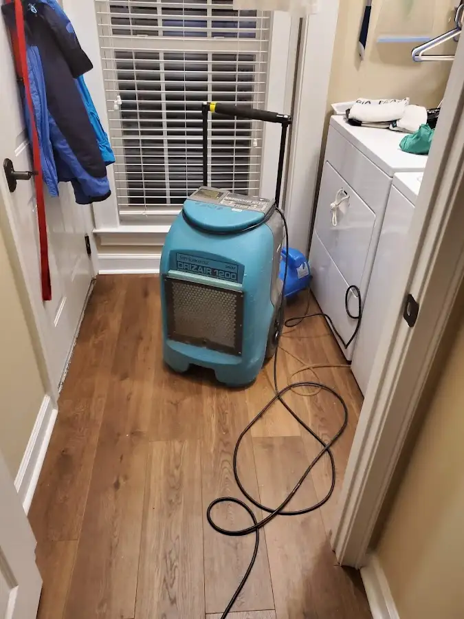 Commercial dehumidifier deployed for Crawl Space Restoration in El Dorado